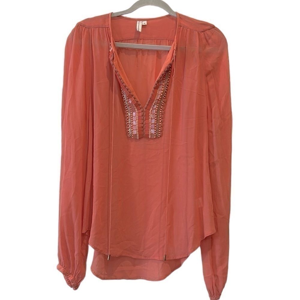 Anthropologie Blank London Semi Sheer Embellished Sequin Medium‌‌‌‌‌‌